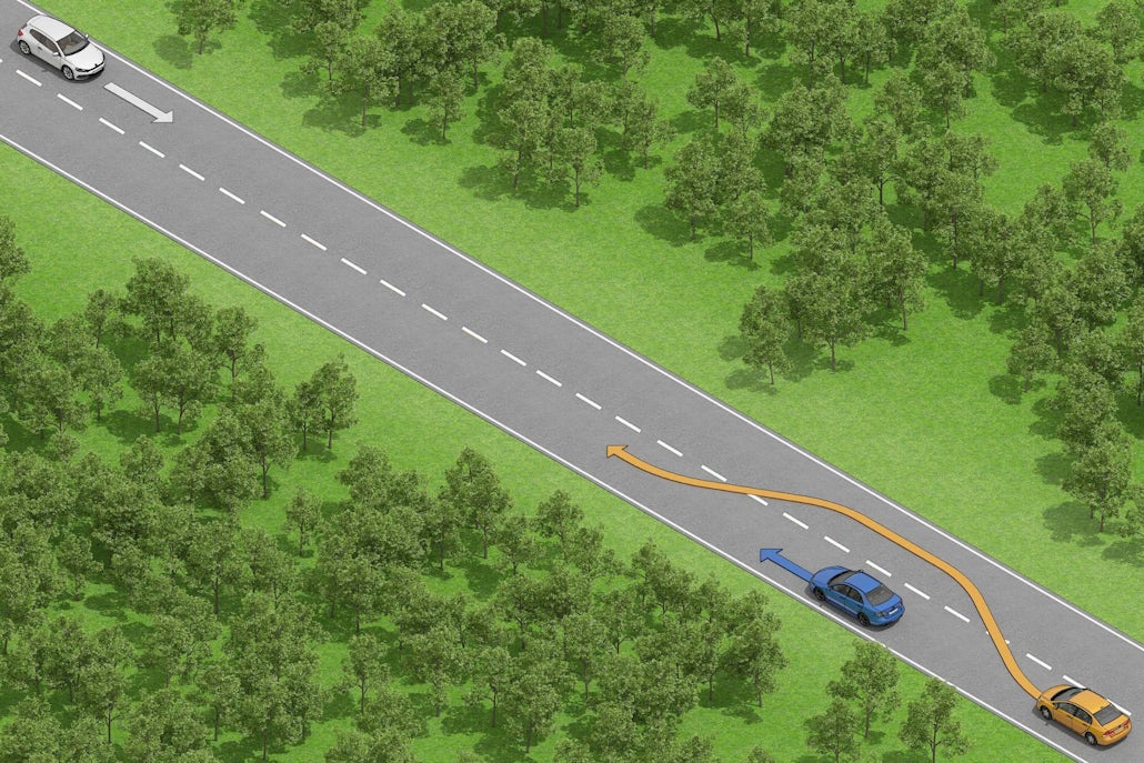 Using the Road Overtaking Safety & Rules Driving Theory