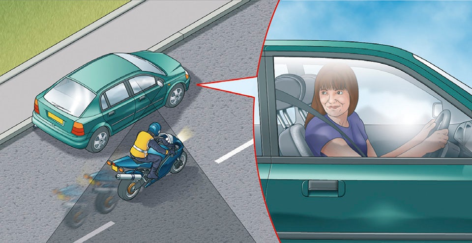 Rule 159: Check the blind spot before moving off