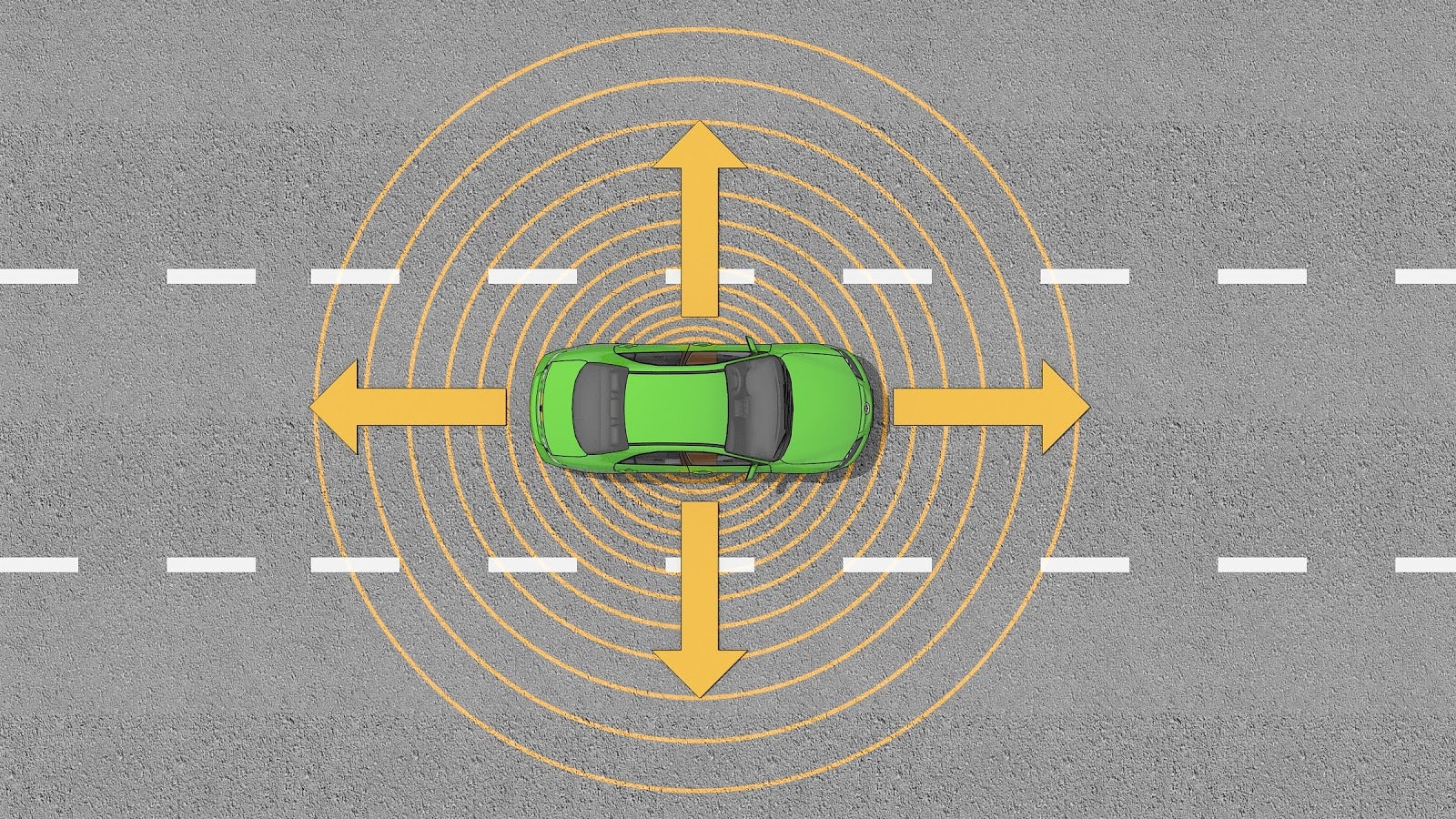 A BUFFER ZONE AROUND YOUR VEHICLE ALLOWS  YOU TO REACT TO POTENTIAL HAZARDS