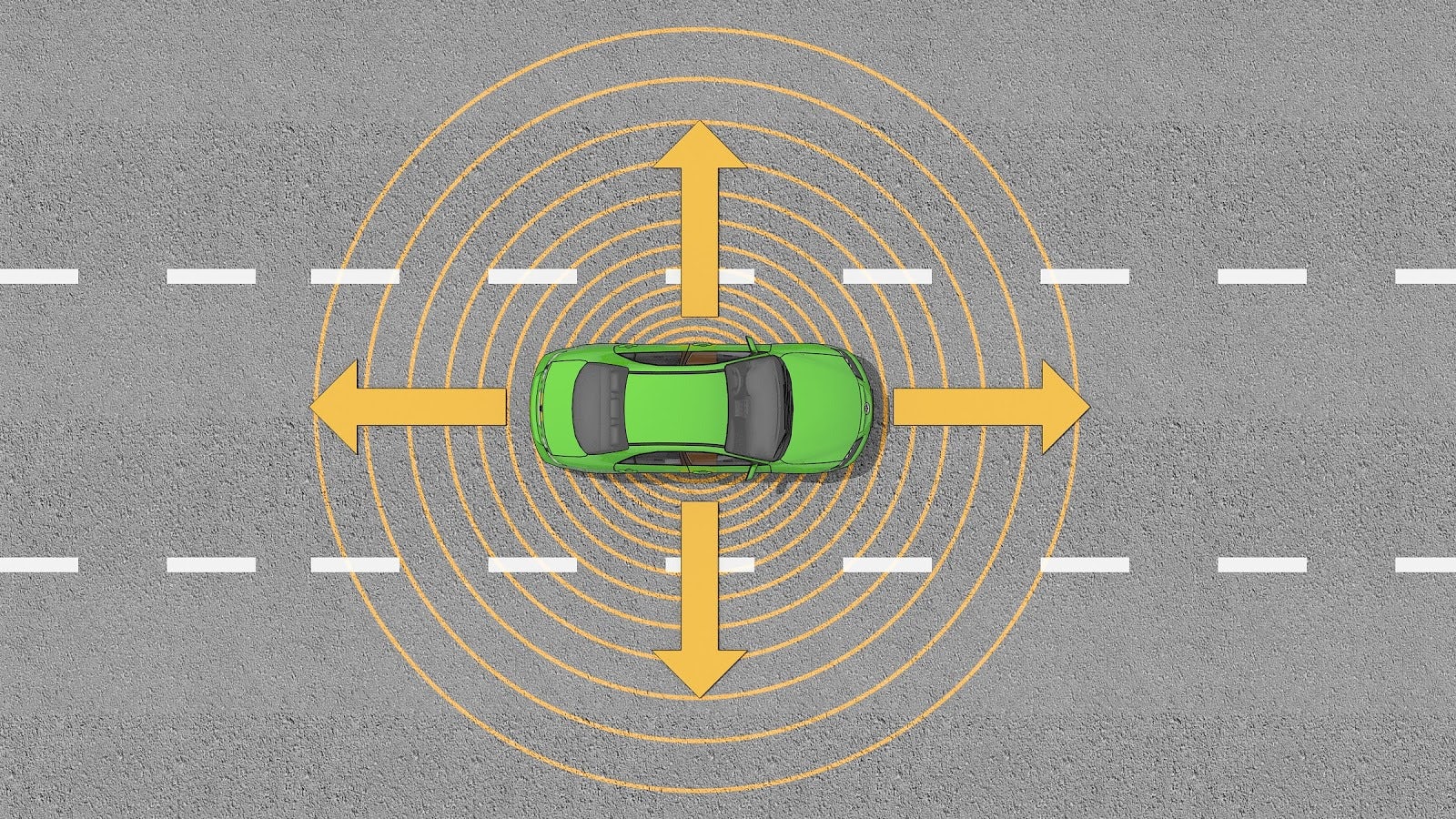 A BUFFER ZONE AROUND YOUR VEHICLE ALLOWS YOU TO REACT TO POTENTIAL HAZARDS