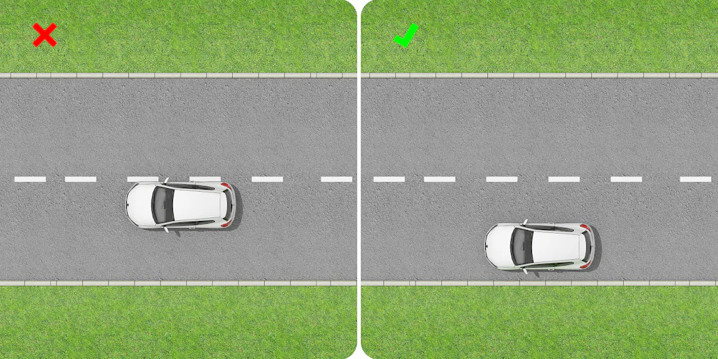 Road Positioning - Driving Theory