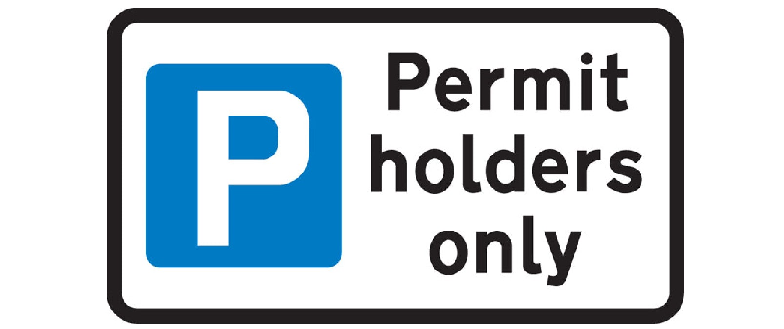 Parking restricted to permit holders