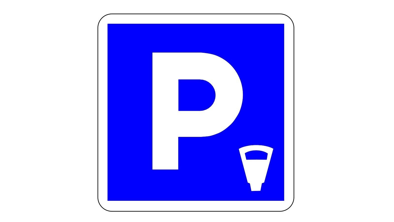 Panneau stationnement payant.
