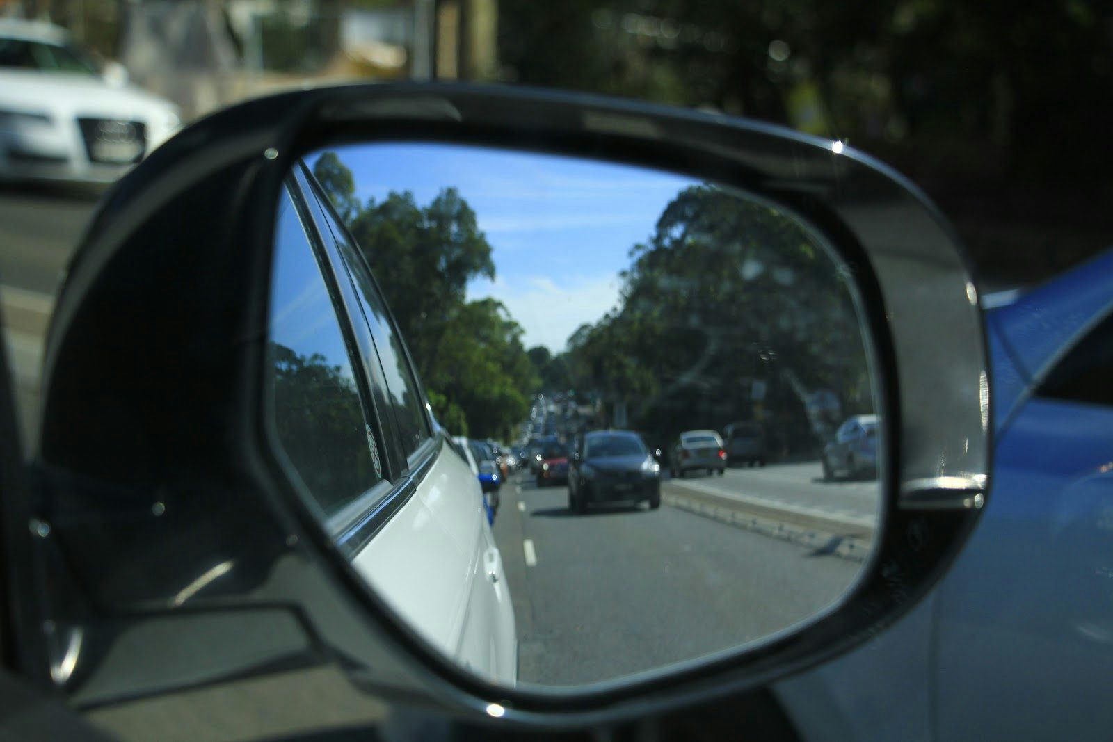 Defensive driving includes regularly scanning your surroundings