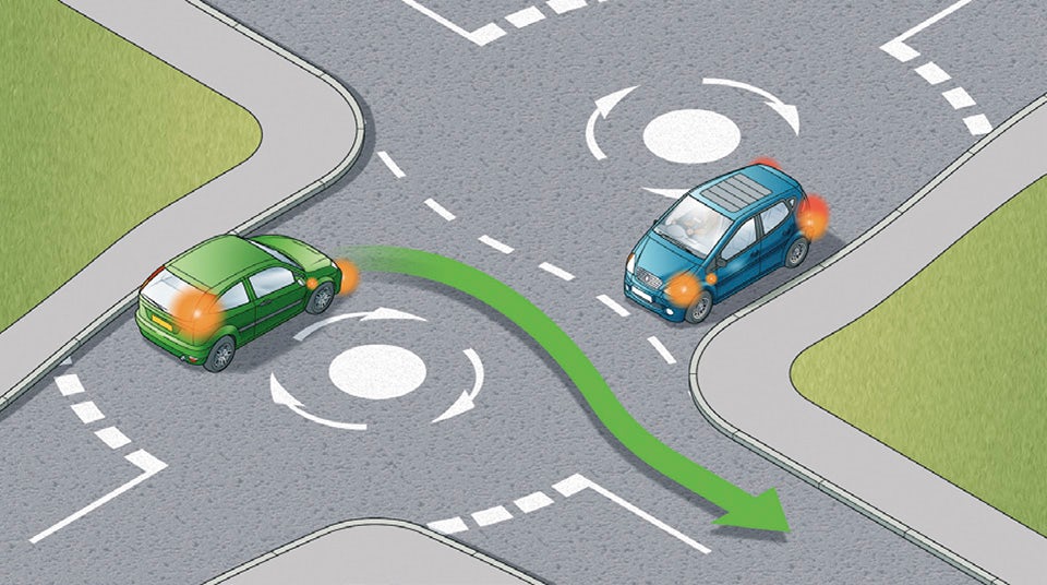 HOW TO CORRECTLY USE MINI ROUNDABOUTS