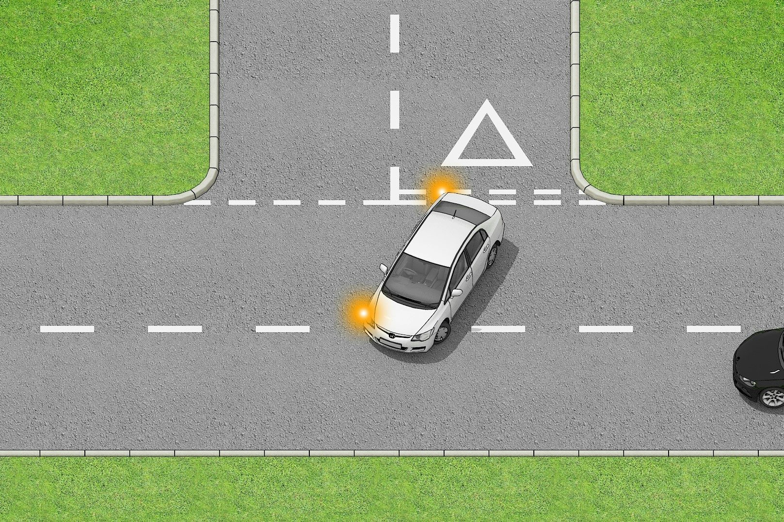 Turning rules, u-turns and 3-point turns